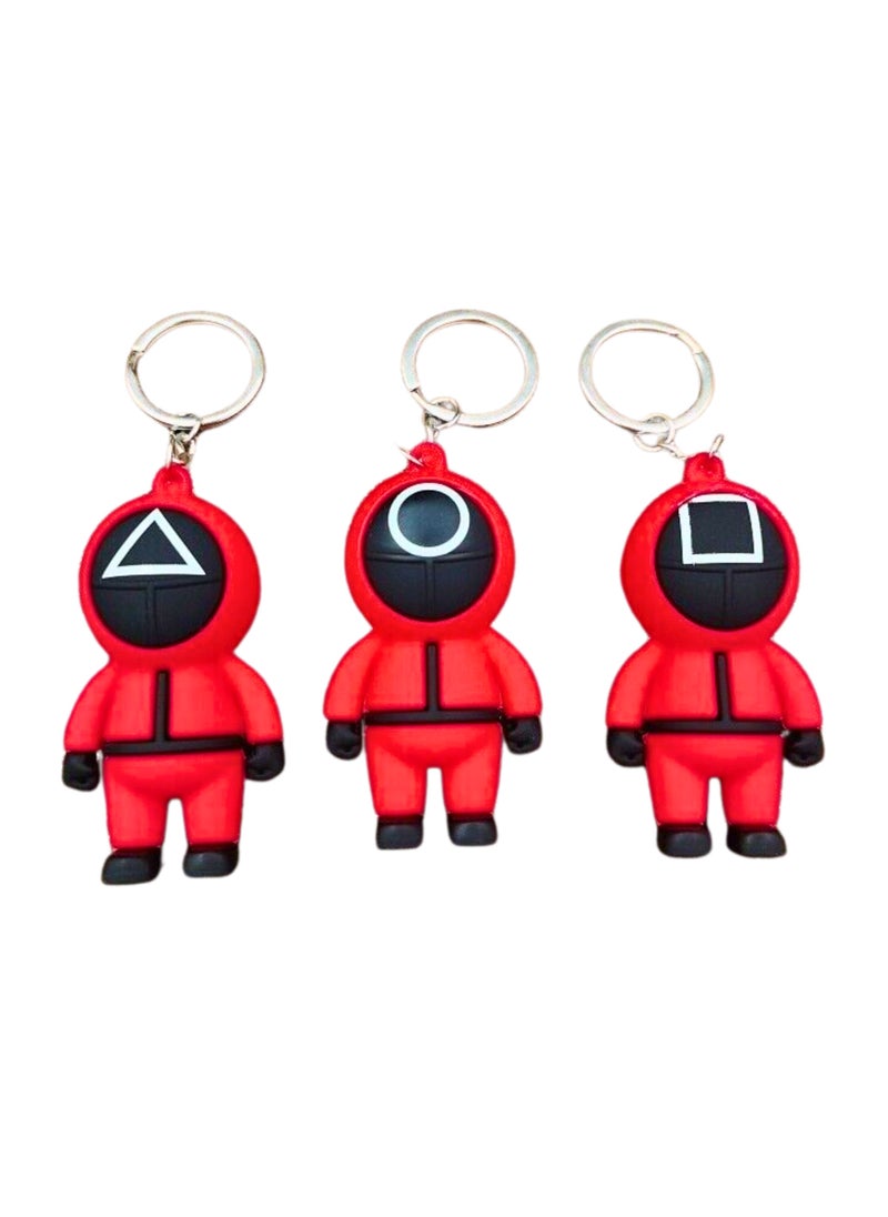 Generic - Masked Figure Keychain Accessory with Metal Chain - Image 1