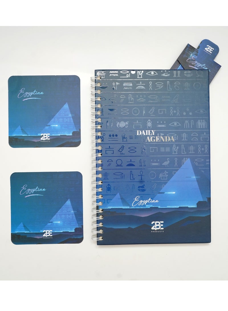 Borg El Arab 2BE Notebook Hardcover Wire + coaster + bookmark  - Image 1