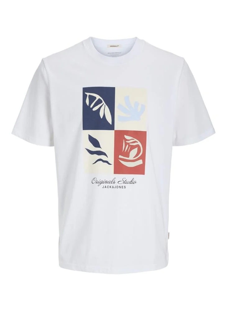 JACK & JONES Jorcanggu Front Branding T-Shirt