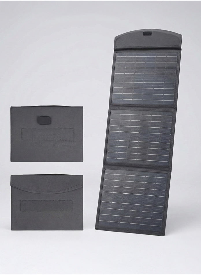 MODI Portable Foldable Solar Panel - 75W 18V High Efficiency Waterproof Solar Charger for Camping Hiking Outdoor Emergency Power Supply Multi-Device Charging Lightweight Solar Panel - Image 1