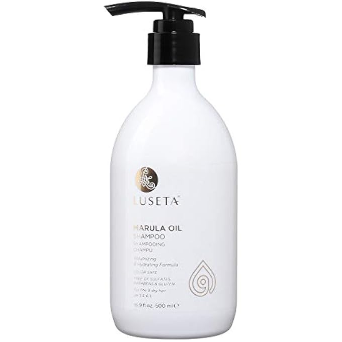 Luseta MARULA OIL HYDRATING HAIR SHAMPOO - SALON QUALITY SHAMPOO THAT CLEANSES, PROTECTS, NOURISHES AND CONDITIONS, SULFATE-FREE, 16.9OZ - Image 1
