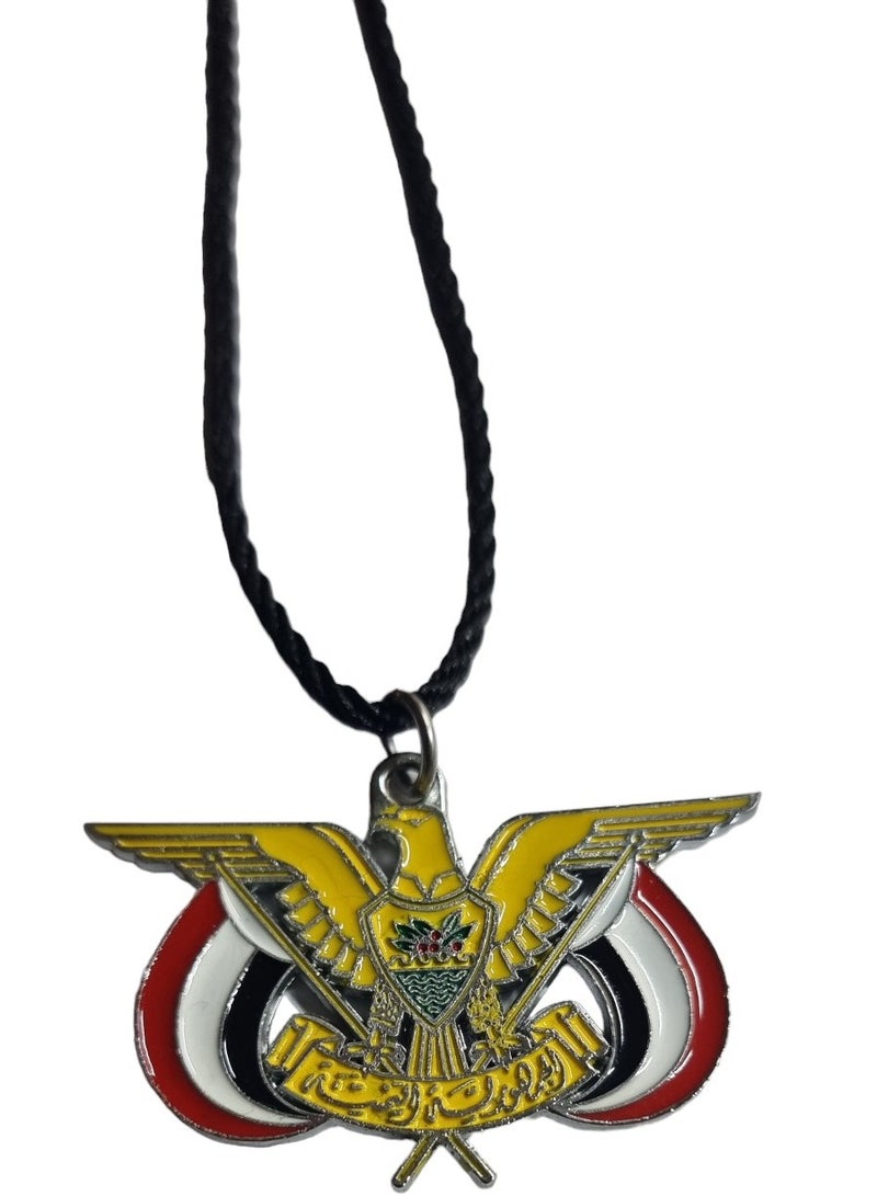 لافتة تعلق على مرآة السيارة  بشعار الجمهورية اليمنية - Image 2