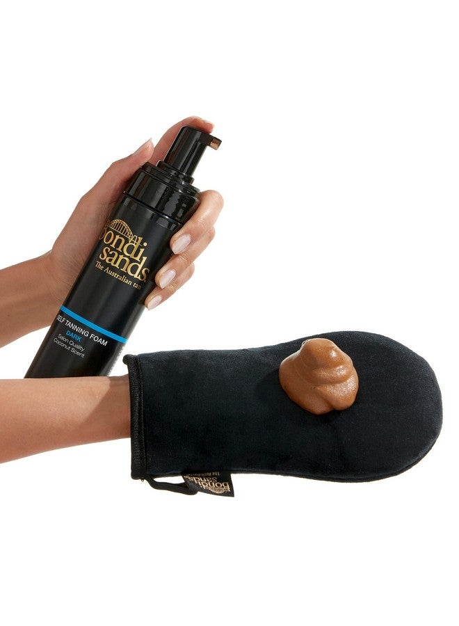 بوندي ساندز رغوة تسمير ذاتية داكنة + قفاز تطبيق | تتضمن رغوة خفيفة الوزن بدون شمس + قفاز قابل لإعادة الاستخدام للحصول على لمسة نهائية خالية من العيوب (بقيمة 30 دولارًا) - Image 2