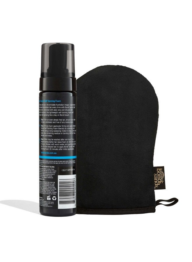 بوندي ساندز رغوة تسمير ذاتية داكنة + قفاز تطبيق | تتضمن رغوة خفيفة الوزن بدون شمس + قفاز قابل لإعادة الاستخدام للحصول على لمسة نهائية خالية من العيوب (بقيمة 30 دولارًا) - Image 1