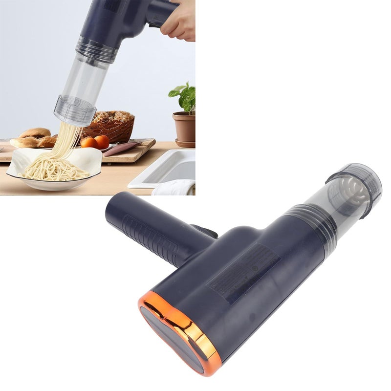 Electric Pasta Maker 5 in 1 304 Stainless Steel Cordless Automatic Handheld Noodle Machine Blue - Image 5