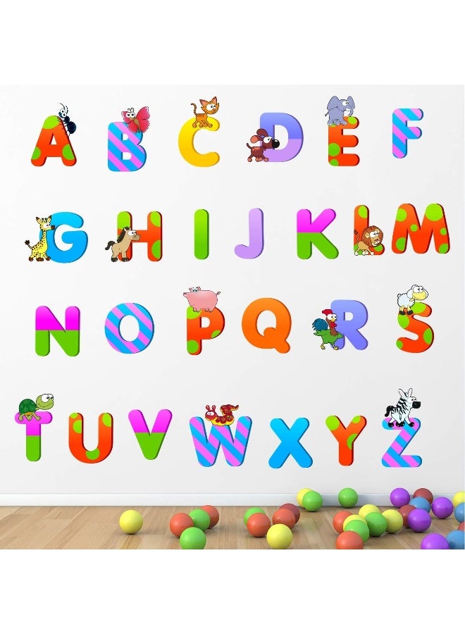 StickMe 'Alphabets - Baby - Kids - Learning Education Nursery Pre School Kinder Garden Wall Sticker' - Image 1