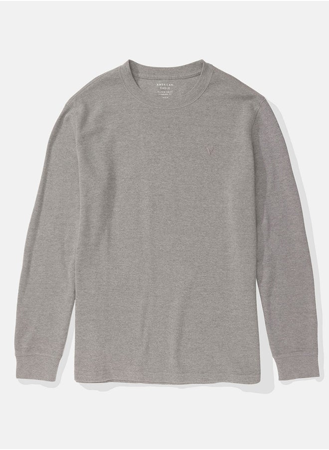 American Eagle - AE Long-Sleeve Thermal T-Shirt - Image 1