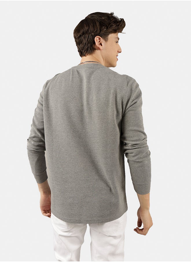 American Eagle - AE Long-Sleeve Thermal T-Shirt - Image 1