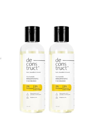 Deconstruct Niacinamide Brightening Face Wash | 2% Niacinamide+2% Liquorice Root Extract | For Glowing Skin | 100 ml each | Pack of 2 - pzsku/ZAC5595593453DDE6D33EZ/45/_/1736941163/a7fcc0c6-690f-44d3-890f-10fcb79875f7