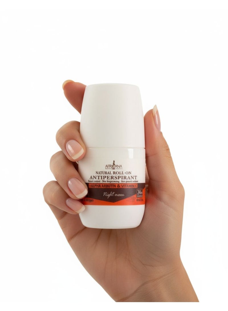 أفريكانا إن بي سي مزيل عرق طبيعي من افريكانا برائحة نايت مون 60 مللي - Image 3