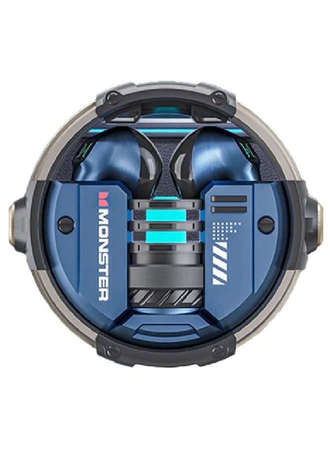 Monster Bluetooth Earphones XKT10 Navy Blue - Image 2