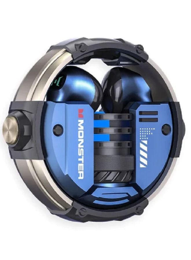 Monster Bluetooth Earphones XKT10 Navy Blue - Image 1