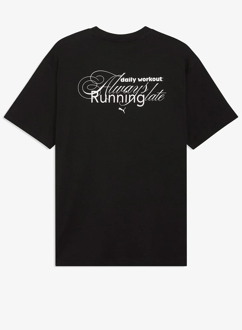 PUMA  Graphic Slogan Relaxed T-Shirt for Men | Best Price UAE