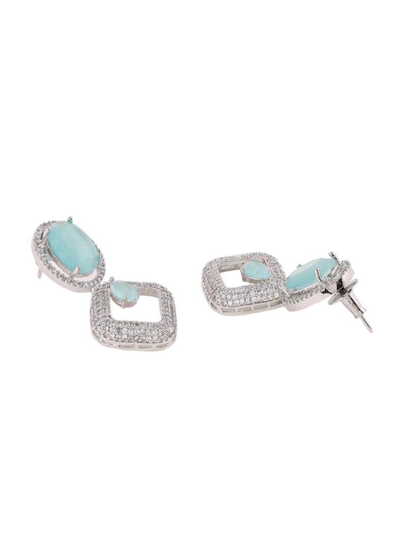 Priyaasi Plated Contemporary Drop Earrings