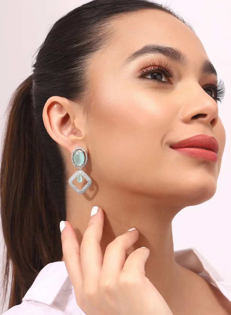 Priyaasi Plated Contemporary Drop Earrings