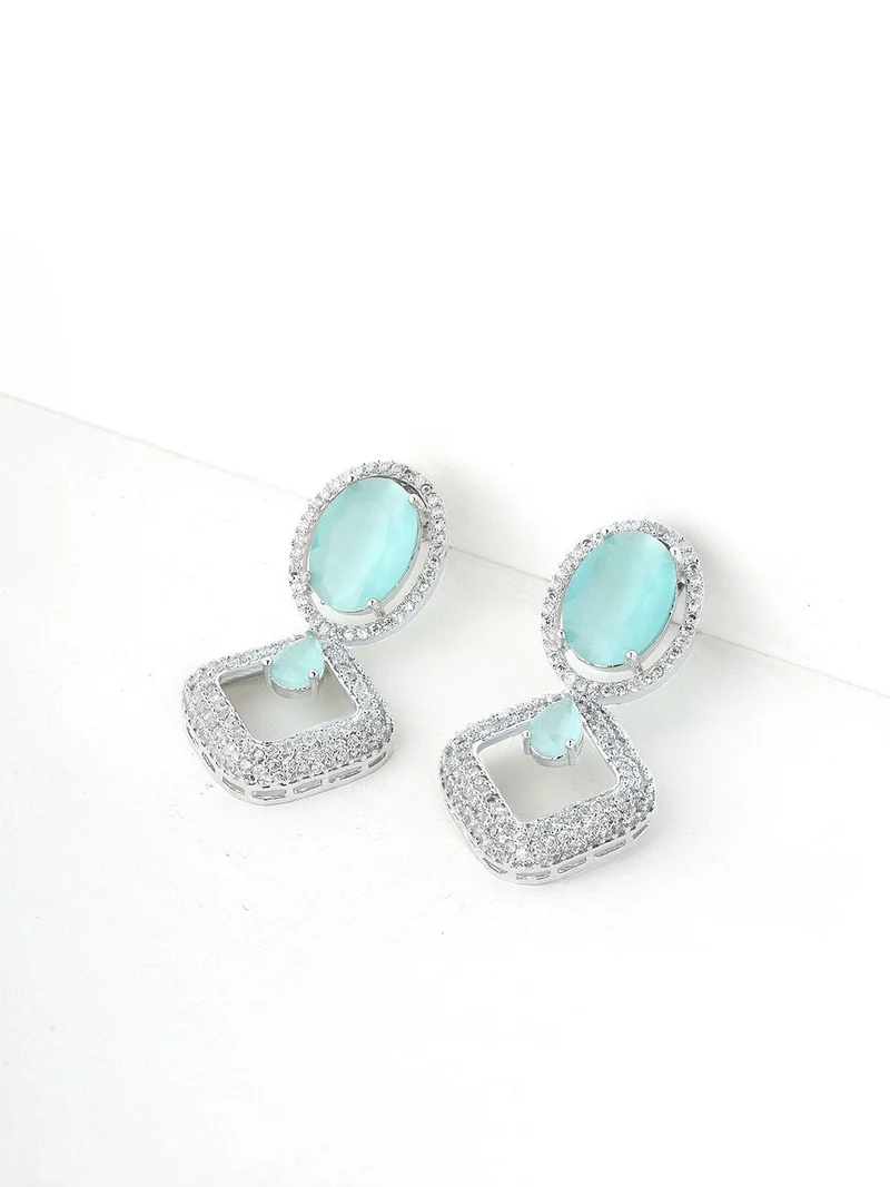 Priyaasi Plated Contemporary Drop Earrings
