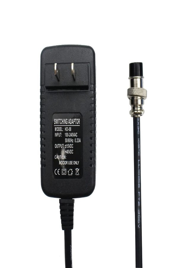 RhymKawa Audio Mixer Power Supply Adapter for F4 / F7 / CT4-16 Universal 2-16 Channels Professional Sound Mixing Console Board with 15VDC 4-Pin-Hole Connector for Home Karaoke Signing and PA System - Image 5