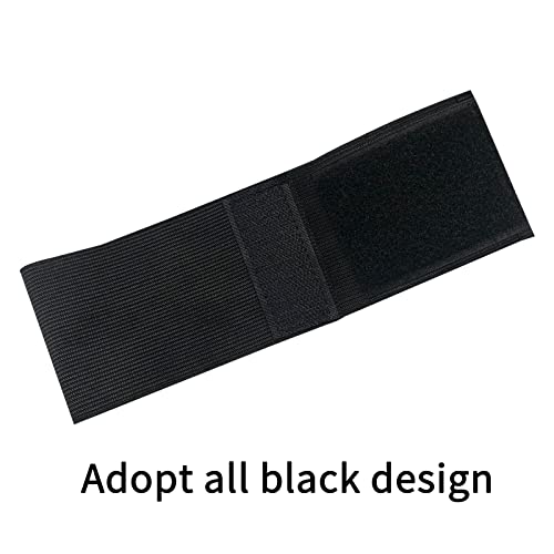Kabcifea Funeral Mourning Band,Kabcifea 18pcs Full Black Soccer Football Captains Armband,Elastic Adjustable Funeral Bands for Badges - Image 3