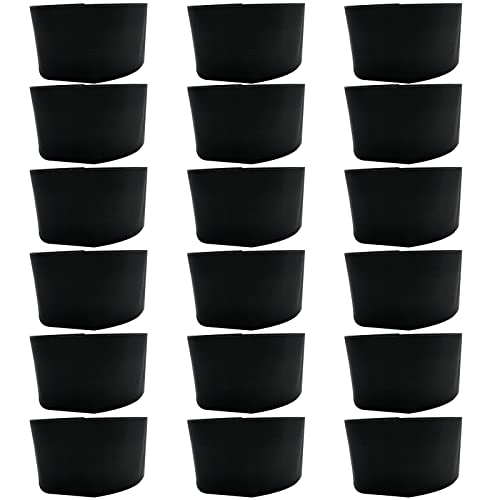 Kabcifea Funeral Mourning Band,Kabcifea 18pcs Full Black Soccer Football Captains Armband,Elastic Adjustable Funeral Bands for Badges - Image 1