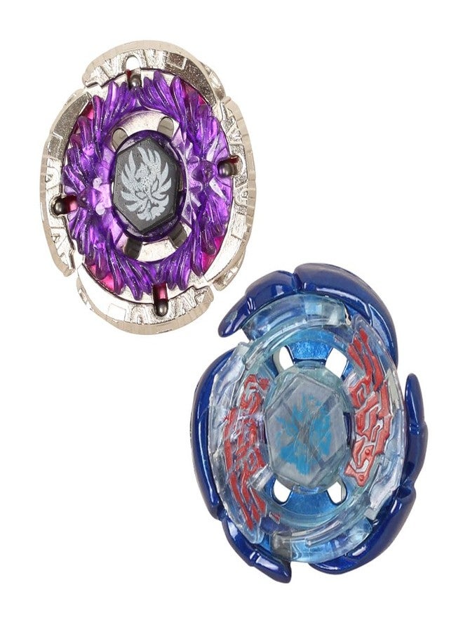 STJOYOPY Metal Fusion 4D Battling Top 5 Pieces Gyros Spinning Top Toy Game with 2 Launchers 1 Grip Gift for Kids Children Boys - Image 4