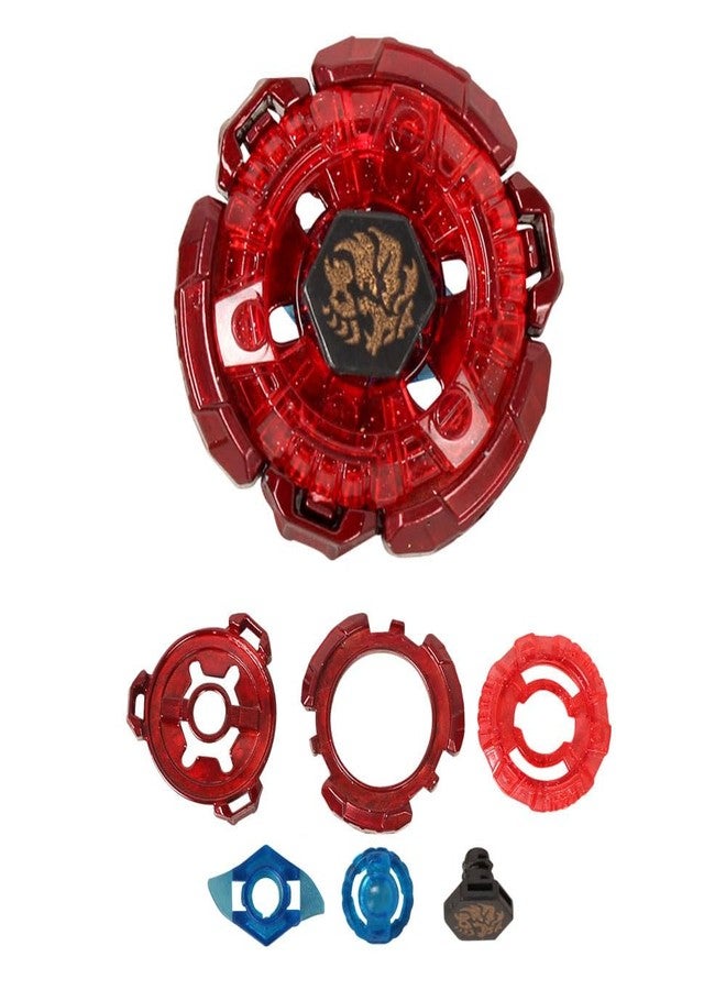 STJOYOPY Metal Fusion 4D Battling Top 5 Pieces Gyros Spinning Top Toy Game with 2 Launchers 1 Grip Gift for Kids Children Boys - Image 5