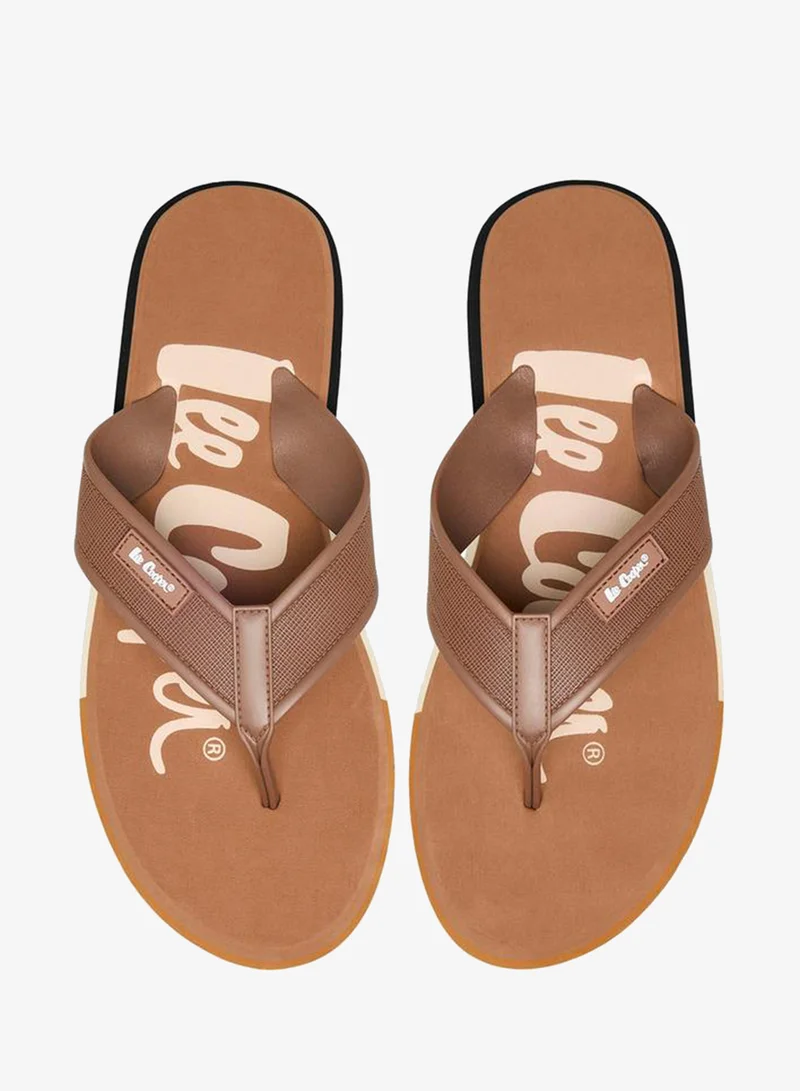 Lee Cooper BEIGE Men Printed Flip Flops for Men | Best Price UAE