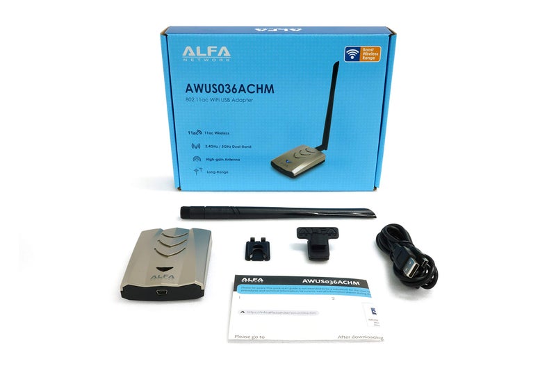 ALFA Network Alfa AWUS036ACHM 802.11ac WiFi Range Boost USB Adapter - Image 3