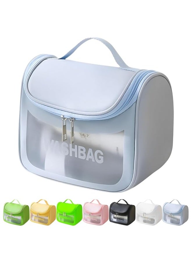 Light blue makeup and cream organizing bag - Image 2