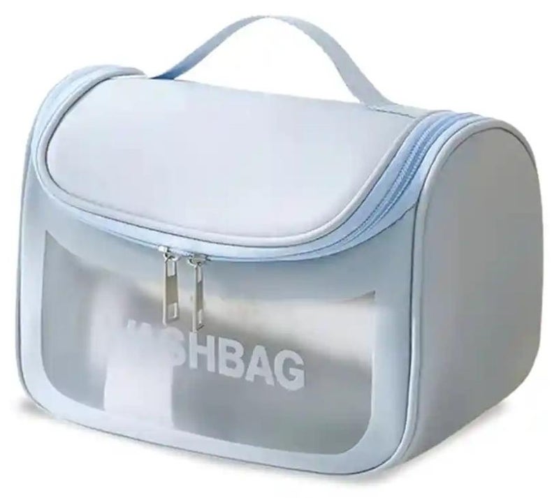 Light blue makeup and cream organizing bag - Image 1
