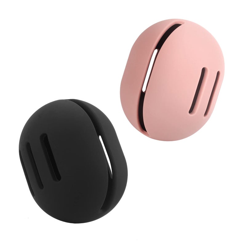 FERYES 2 PCS Makeup Sponge Holder â€“ Shatterproof Eco-Friendly Silicone Beauty Make Up Blender Case for Travel - Image 1