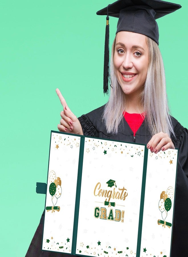 Roetyce Graduation Party Decorations, Gold and Green Graduation Guest Book, Class of 2026 Signature Board, Best Graduation Gifts for Her Him, College Jumbo Congrats Grad Card - Image 5