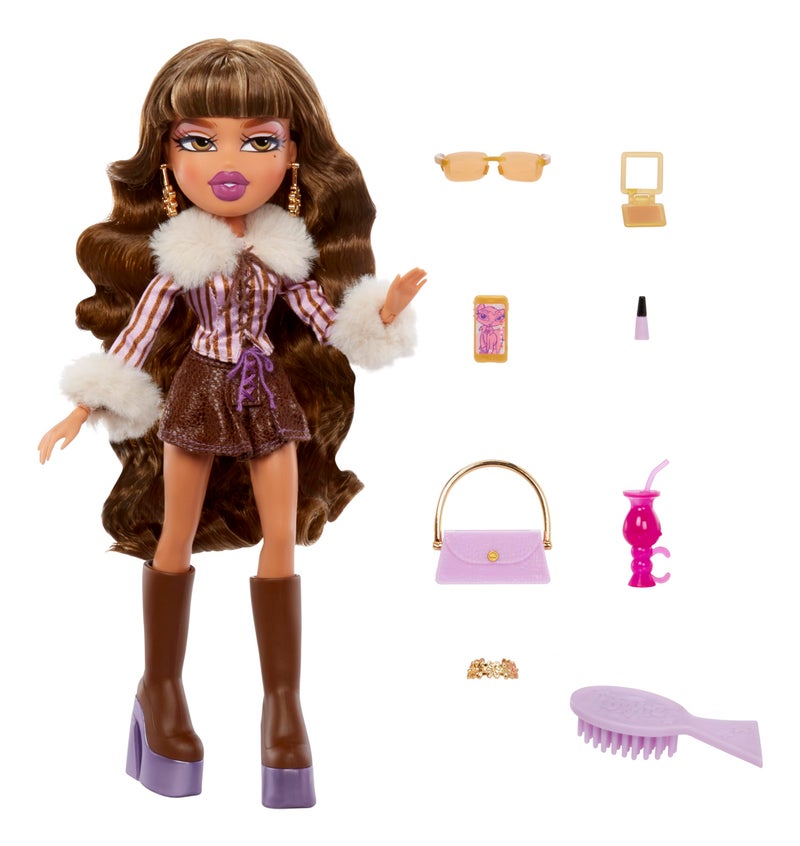 Bratz Alwayz Yasmin Fashion Doll with 10 Accessories and Poster - Image 2