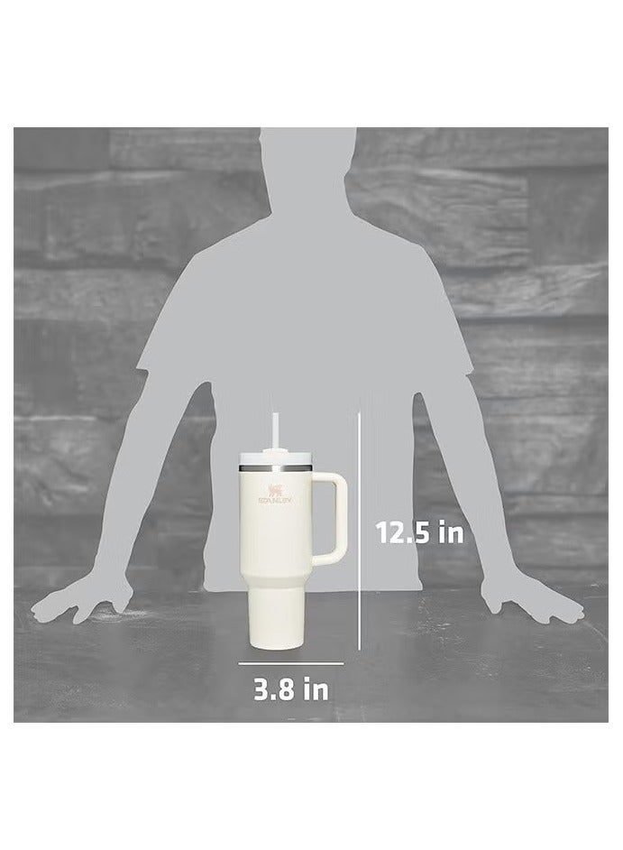 Stanley Quencher H2.0 FlowState Tumbler 40oz (Cream) - Image 4