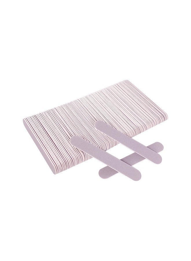 GigaGround Mini Nail Files Bulk (100 Pcs) Double Sided Emery Board Nail File For Nature Nails Manicure Tool Set Disposable Colorful Nail File For Home Salon Use Travel Size Men Women Kids Wood Board - Image 1