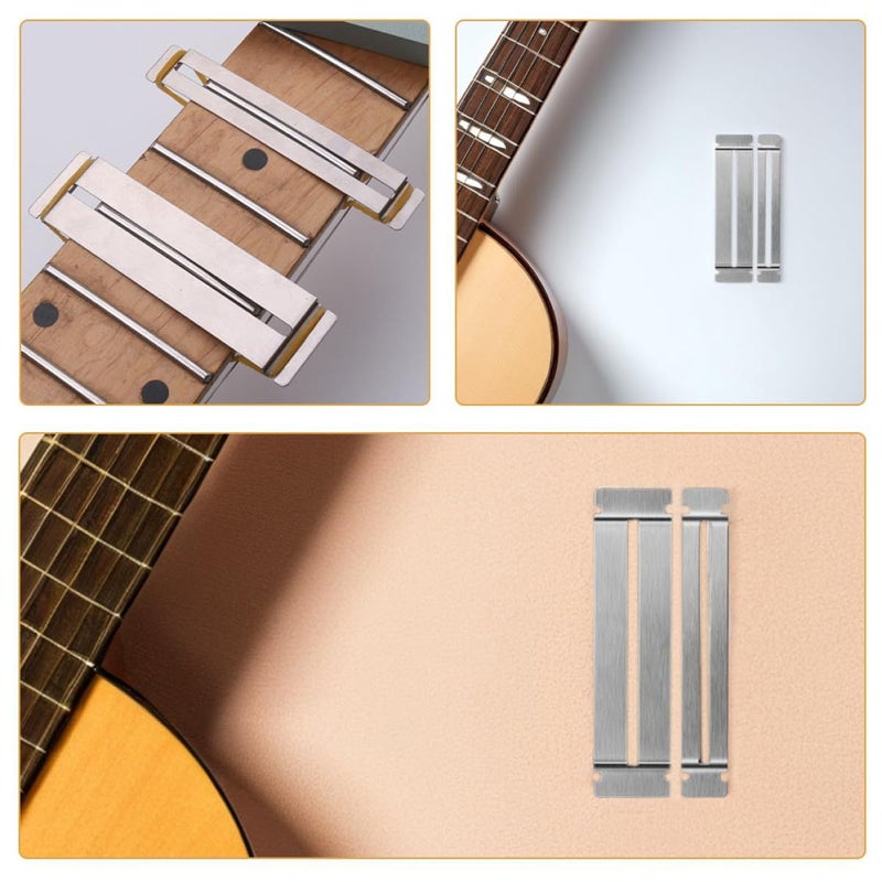 6 Sets Guitar Fretboard Guard Polishing Kit For Bass Fret Sanding Dressing Repair Tool - Image 4