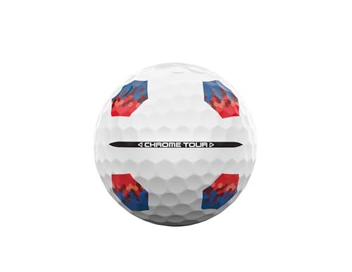 Callaway كروم تور جولف كوللاي جولف بولز (ترو تراك (أزرق/أحمر)) - Image 4