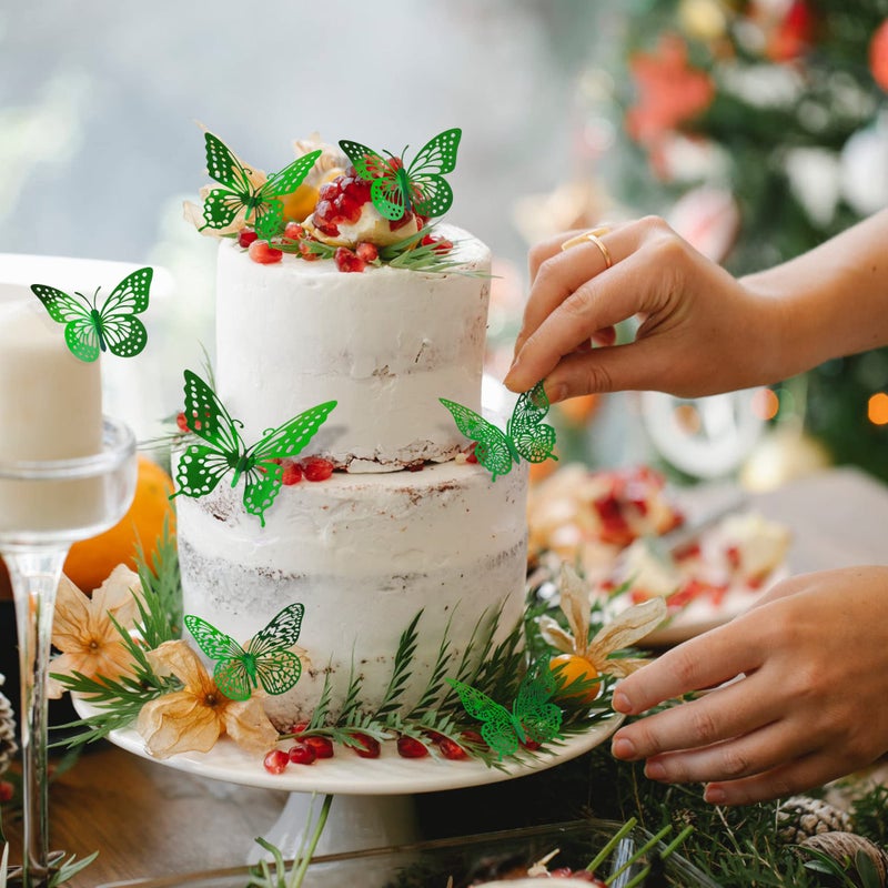 SAOROPEB 3D Butterfly Wall Decor - 48 Pcs  4 Styles  3 Sizes  Removable Stickers for Birthdays & Parties - Image 4