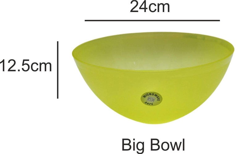BAKERS PARDISE Baking Combo Large Mixing Bowl 3litre12inch Whisker Acrylic Handle Spatula Baking Tools Combo - Image 2