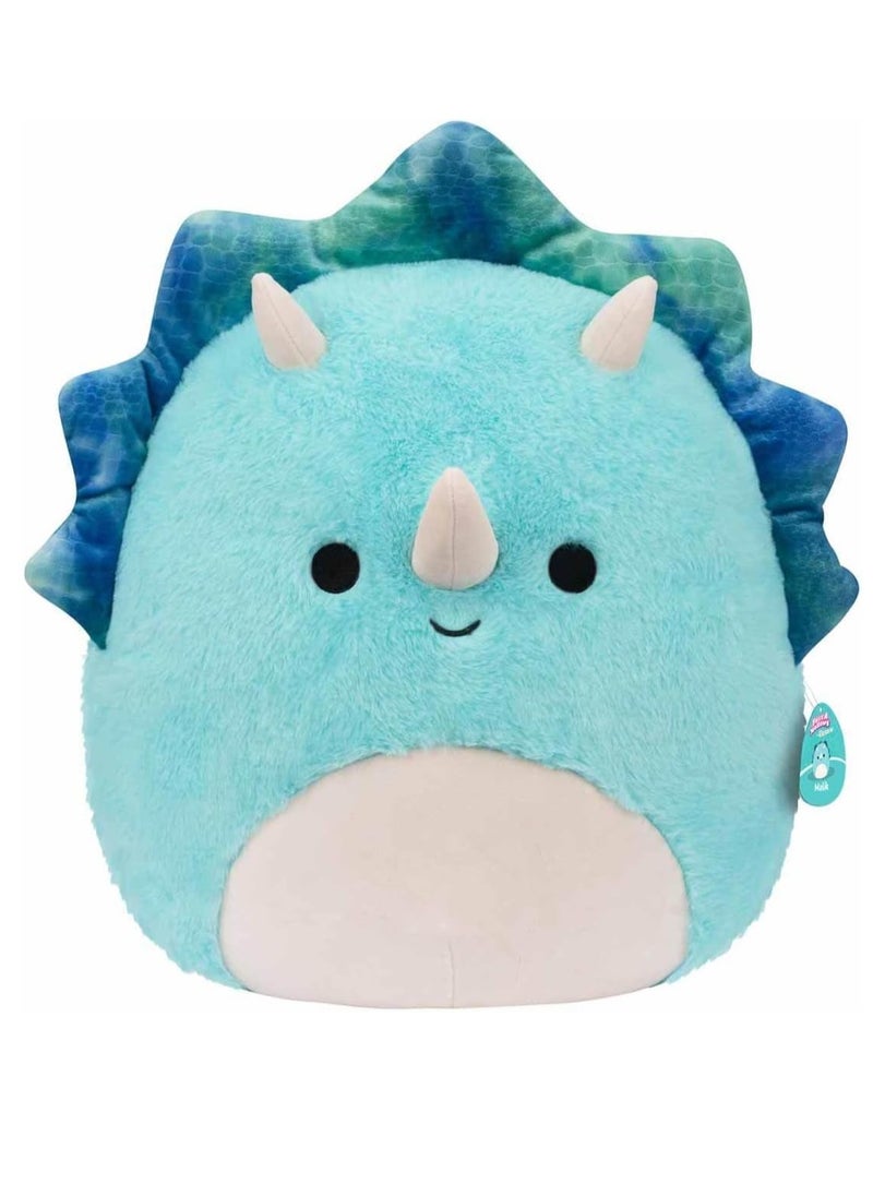 Squishmallows Fuzzamalow Plush - Malik The Triceratops  12 Inches  - Image 1