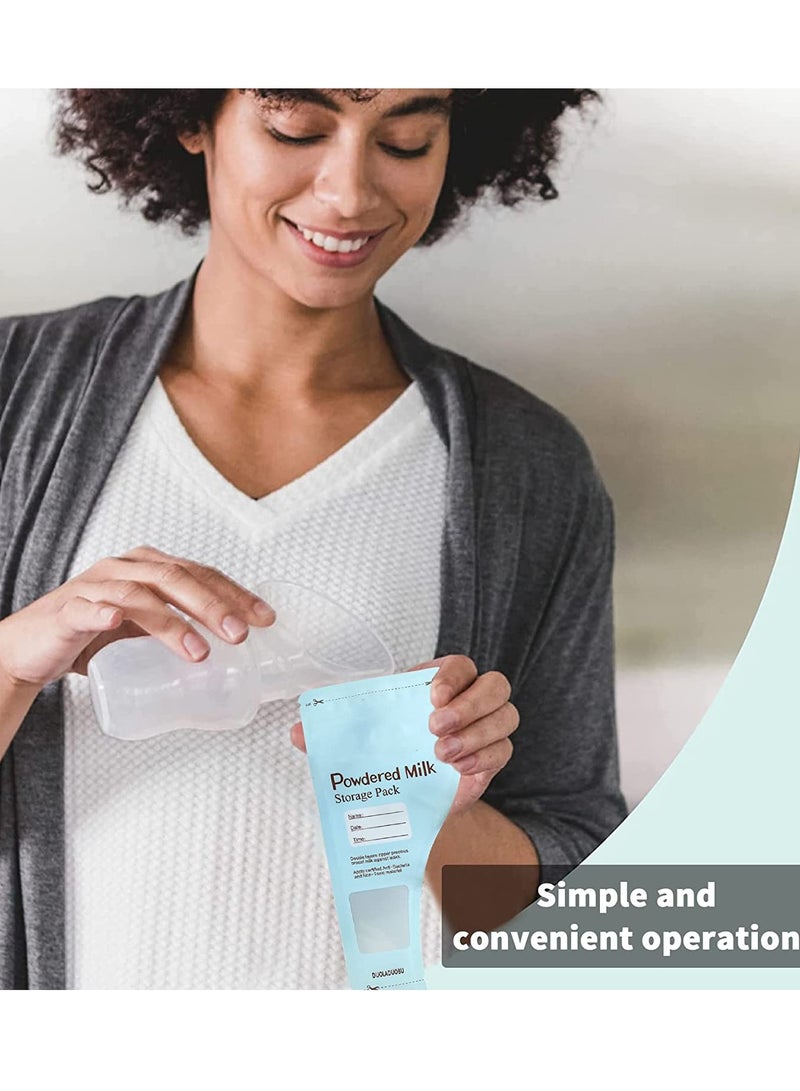 Portable Milk Powder Storage Bags Leakproof Formula Dispenser Pouches for Baby Feeding 30 Disposable Containers for Newborns and Family Travel - Image 5