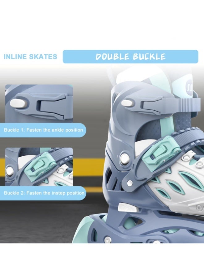 sway Adjustable Size Inline Skates with Aluminum Bracket and Light Up Wheels Professional Roller Skate for Beginners - Image 5