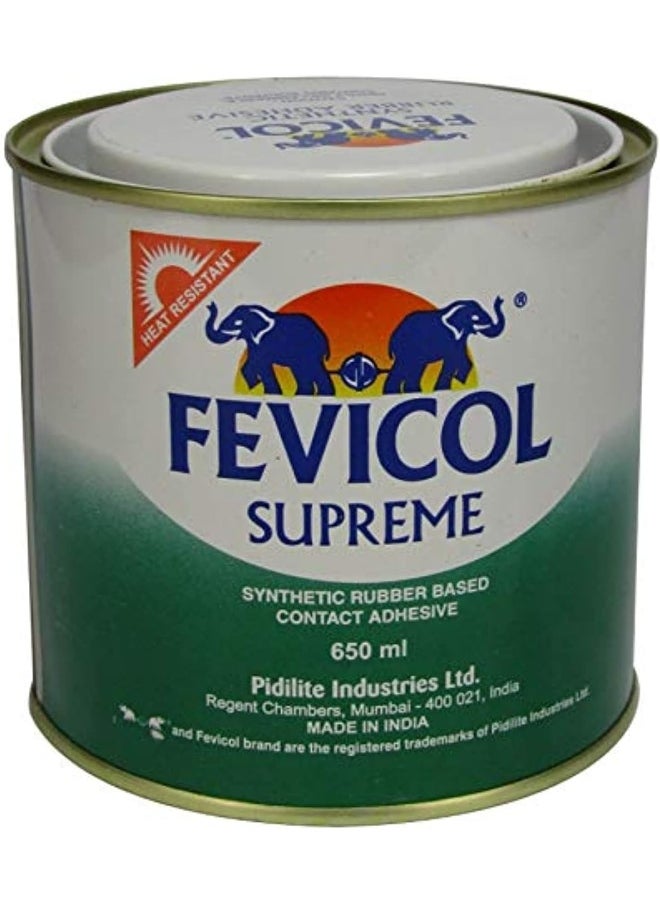 Pidilite Pidilite Fevicol Supreme Heat Resistant Synthetic Rubber Based Contact Adhesive 650 Ml 