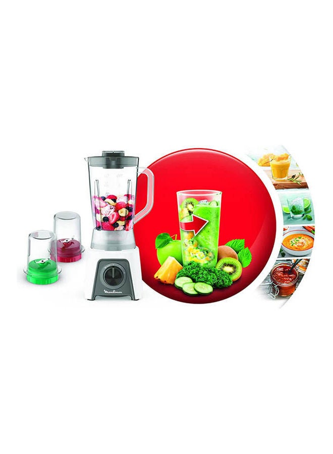 Moulinex Blendeo Plus with Grinder and Grater, 1.5 Liter 400 W LM2C31EG white - Image 2