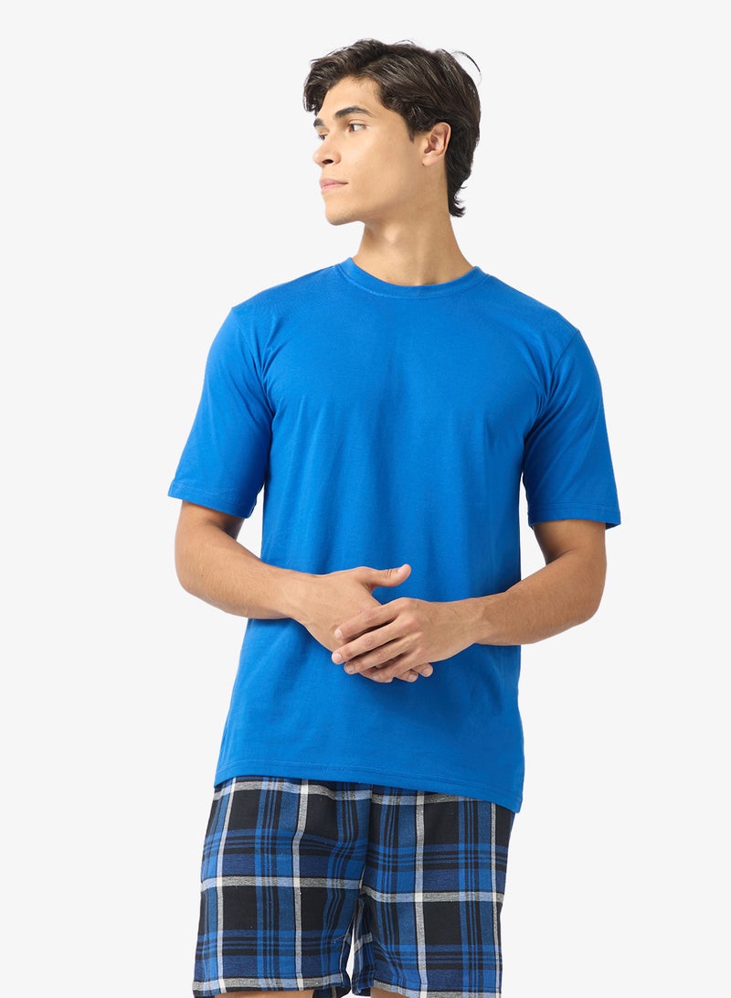 سفنتي فايف طقم بيجامة تي شيرت وشورت - Image 3