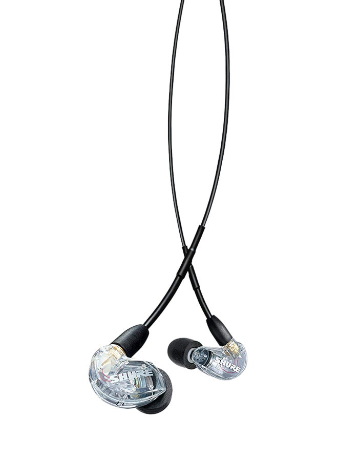 Shure In-Ear Earphones With Mic Clear/Black - Image 1