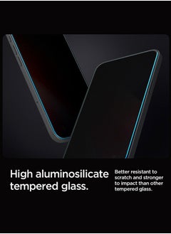 Lemon 1 PACK GLAStR EZ Fit iPhone 16 Pro Max PRIVACY Screen Protector Premium Tempered Glass with Auto Align Technology  - Image 3