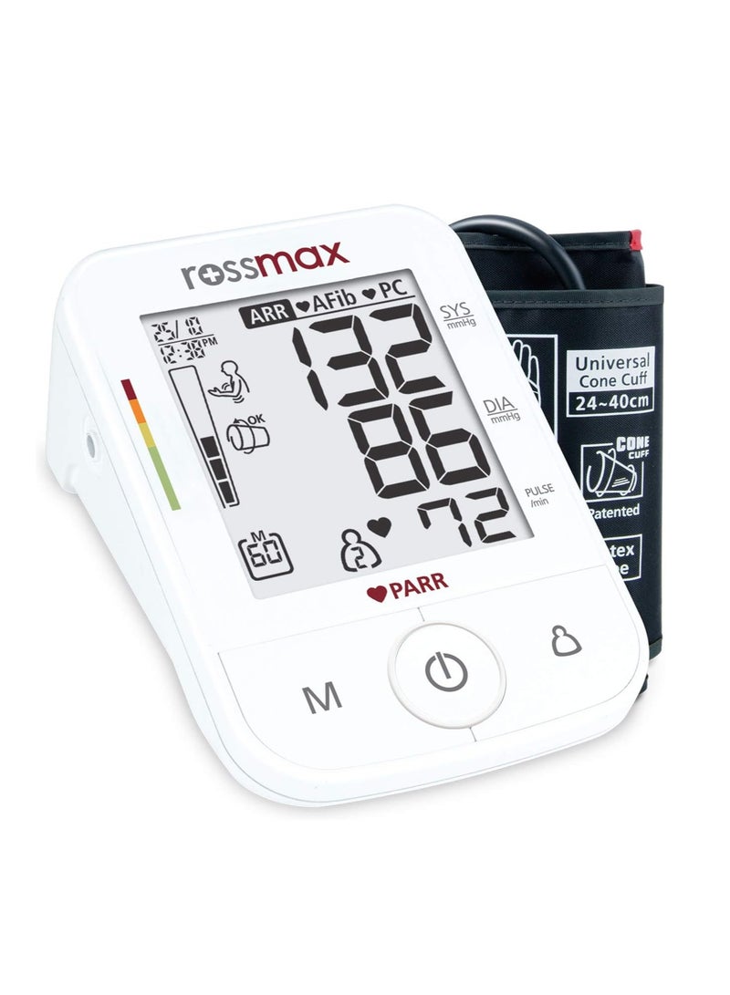 "جهاز قياس ضغط الدم الاحترافي X5 PARR، لون أبيض." - Image 1