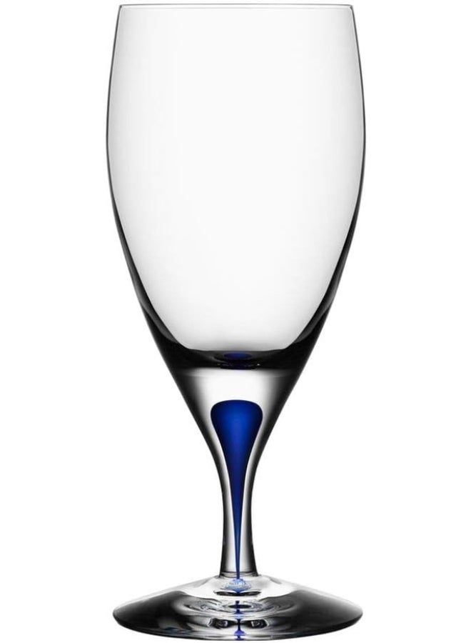 Orrefors Intermezzo Blue Iced Beverage Glass