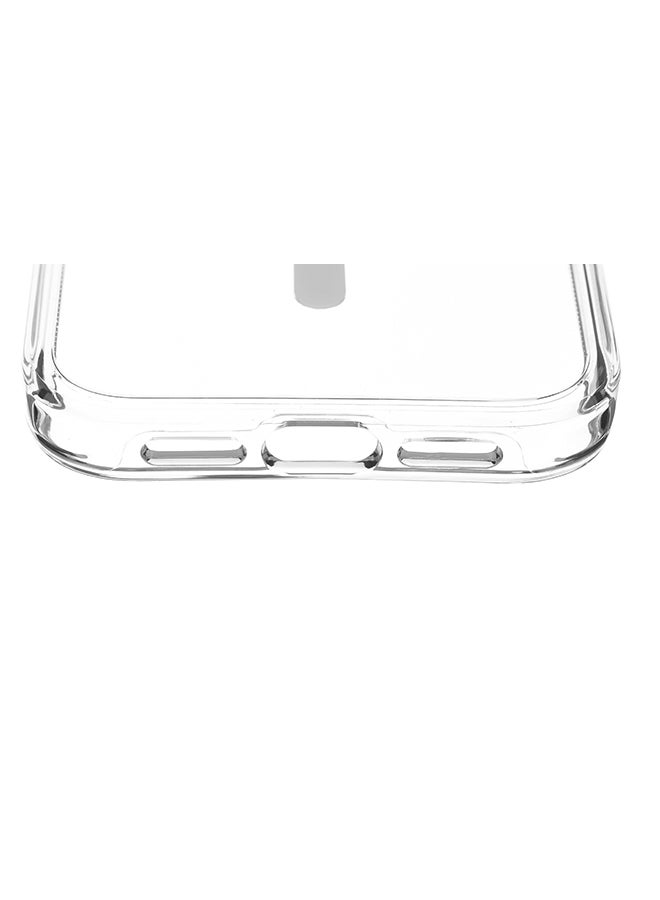 DBRAMANTE1928 جراب MagSafe شفاف لهاتف iPhone 15 Pro باللون الأبيض - Image 4