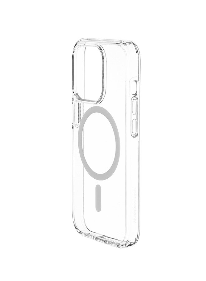 DBRAMANTE1928 جراب MagSafe شفاف لهاتف iPhone 15 Pro باللون الأبيض - Image 2